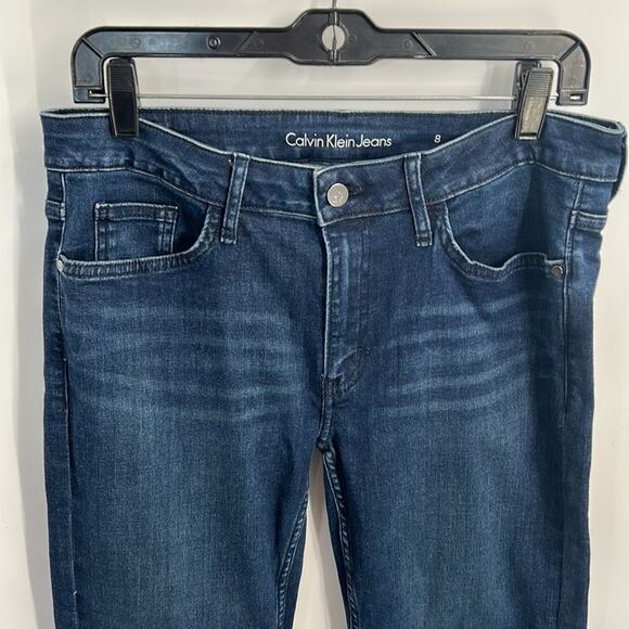 Calvin Klein Women's Slim boyfriend Medium Wash Jeans Size 8 - Picture 2 of 12